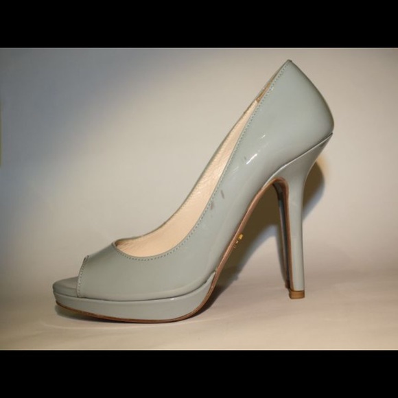 PRADA Patent Leather Platform Open Toe - Picture 5 of 7